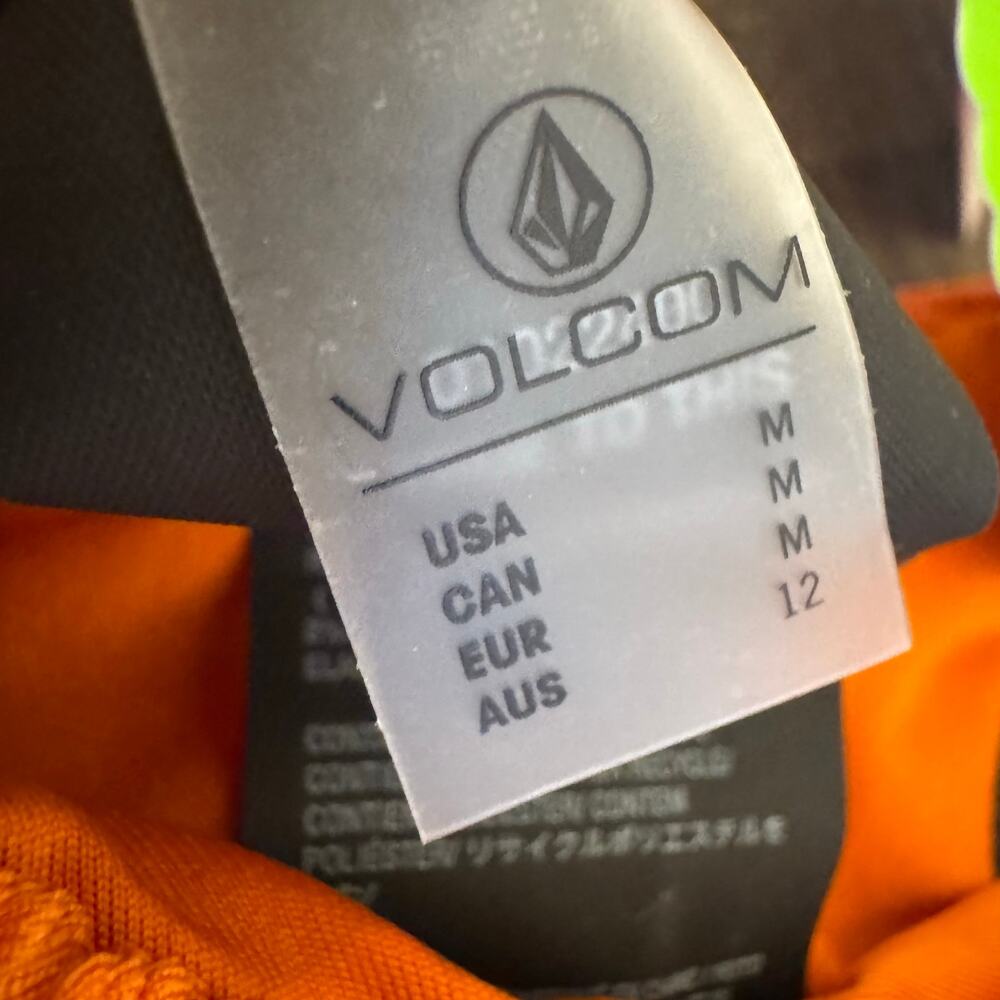 Volcom Junior's Size Medium Nwt Rust Orange Scoop… - image 3